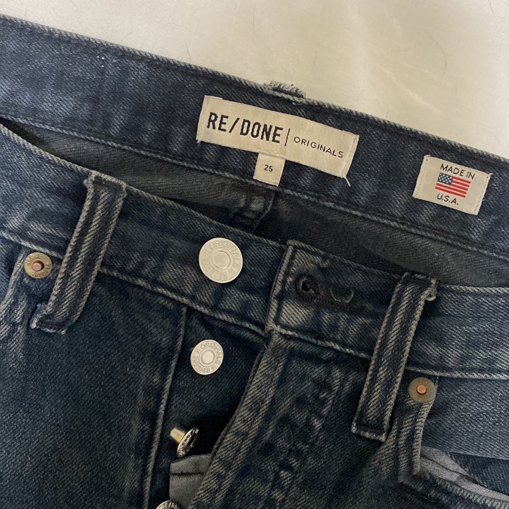 Redone Originals High Rise Ankle Crop - Picture 5 of 11